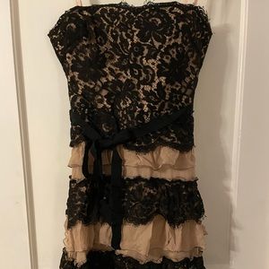 BCBG strapless lace corset dress, sz. 6